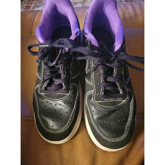 Nike Other - Nike Kids Air Force 1 LV8 Black Purple Shoes Sneaker PS Size 3y Youth DQ0301-001